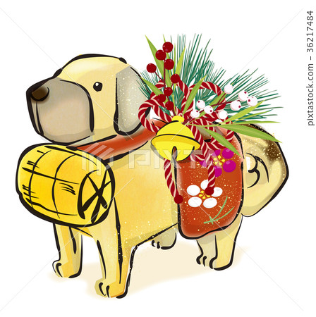 Year of the rooster year St. Bernard of rice bran 36217484