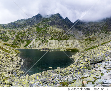 Beautiful mountain lake under the Rysy mountain, 36218507