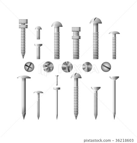 Set of steel fasteners. Gear for work. 36218603