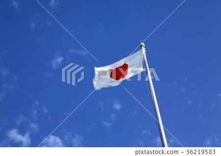 藍天和日本旗子 藍天和日本旗子 36219583