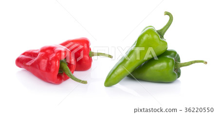chili peppers on white background chili peppers on white background 36220550