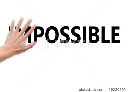 Possible positive can do thinking concept 36220591