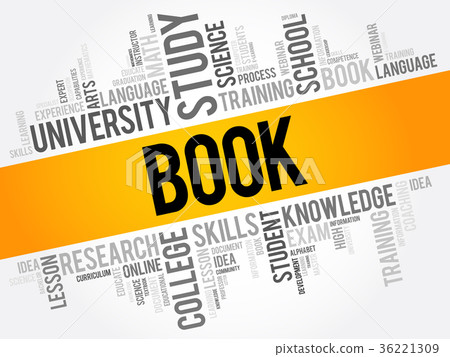 BOOK word cloud collage 36221309
