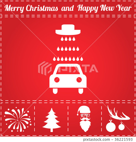 Car wash Icon Vector Car wash Icon Vector 36221593