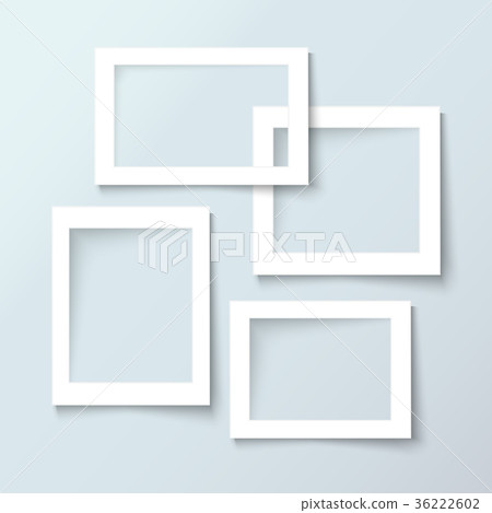 Vector bank photo frames with empty space for your 36222602