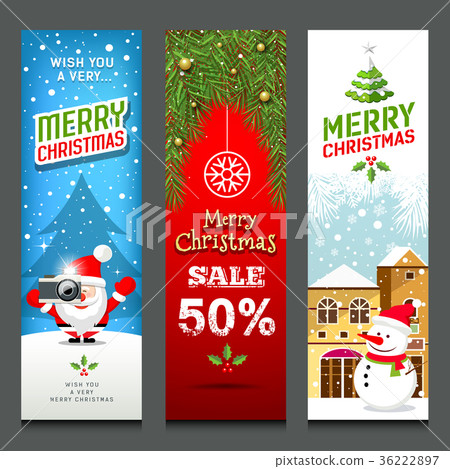 Merry Christmas, banners design collections  36222897