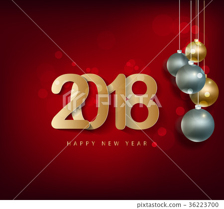 Happy new year 2018, chinese new year of the dog Happy new year 2018, chinese new year of the dog 36223700