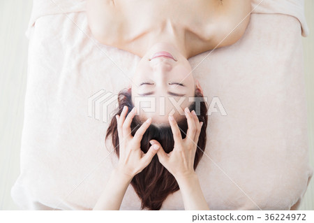 美麗的女人頭溫泉美容美容美髮沙龍 36224972