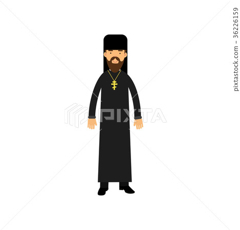 Orthodox priest character, religion representative Orthodox priest character, religion representative 36226159