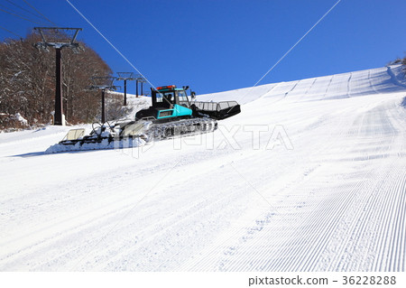 Slope preparation (Zao Liza Ski Resort) 36228288