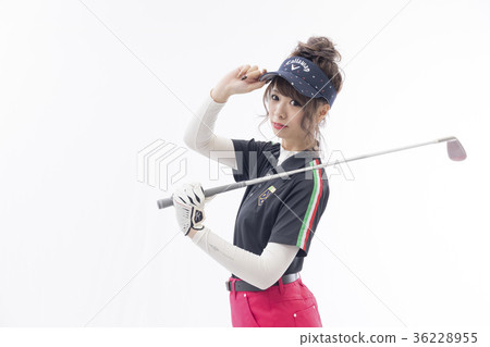 高爾夫女孩形象 高爾夫女孩形象 36228955