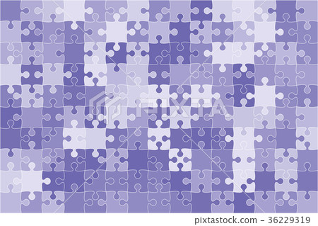Vector Blue 150 Puzzles Pieces Jigsaw Vector Blue 150 Puzzles Pieces Jigsaw 36229319