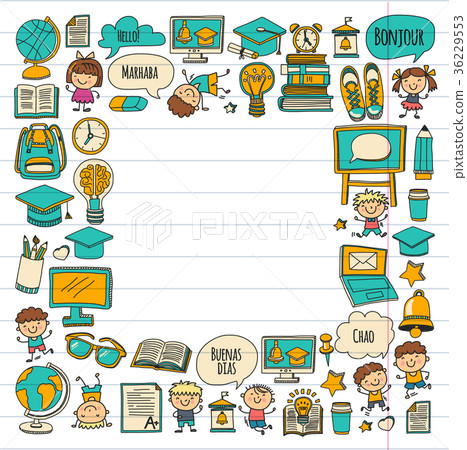 Language school Kids, chidlren, boys and girls Language school Kids, chidlren, boys and girls 36229553