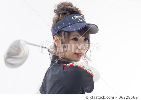 高爾夫女性與美麗的形式 36229569