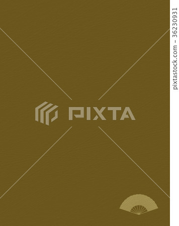 Japanese traditional color: green tea (vertical) 36230931