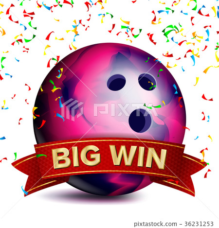 Bowing Award Vector. Red Ribbon. Big Sport Game 36231253