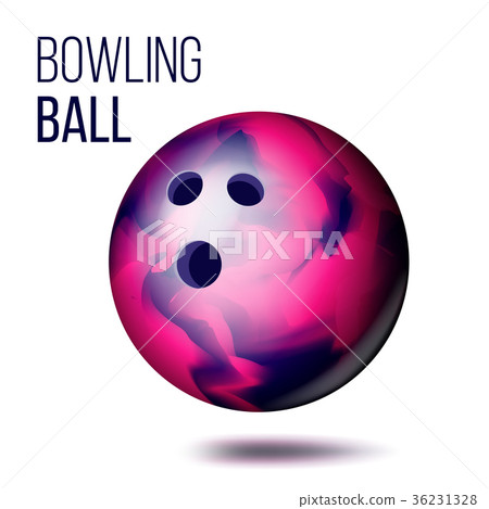 Bowling Ball Isolated Vector. Realistic 36231328
