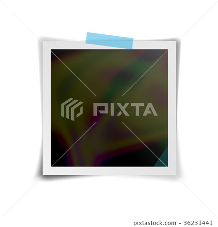 Instant Photo Frame Vector. Retro Photo Frame Instant Photo Frame Vector. Retro Photo Frame 36231441