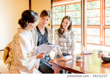 Inbound Tourist Female General Ryokan Stay Yukata Inbound Tourist Female General Ryokan Stay Yukata 36232237