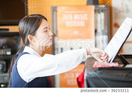 High School Student Piano Music Room 36233211