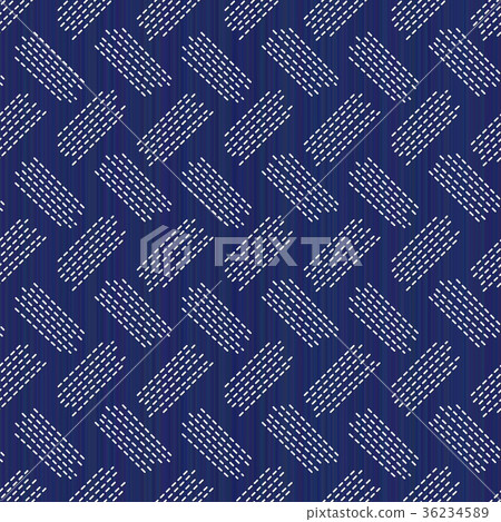 Weaving. Japanese sashiko motif. Seamless pattern. Weaving. Japanese sashiko motif. Seamless pattern. 36234589