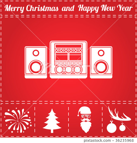 Music center Icon Vector 36235968