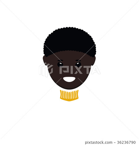 African American Boy Isolated on White African American Boy Isolated on White 36236790