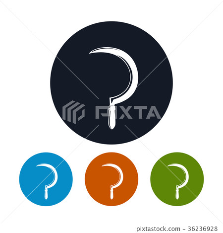 Sickle Icon , Agricultural Tool  36236928