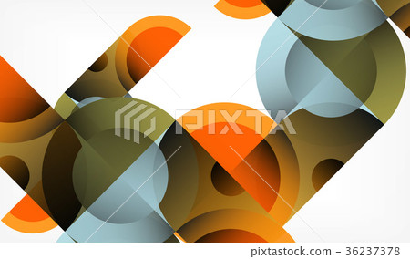 Color circle abstract geometric background, modern Color circle abstract geometric background, modern 36237378