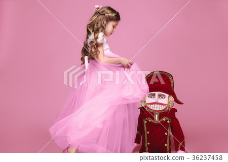 The beauty ballerina with nutcracker The beauty ballerina with nutcracker 36237458
