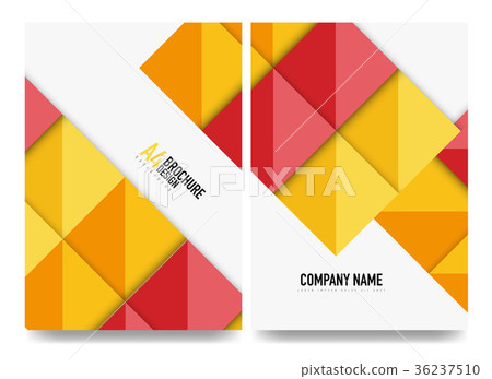 Square business a4 brochure cover design, flyer Square business a4 brochure cover design, flyer 36237510