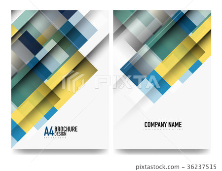 Square business a4 brochure cover design, flyer Square business a4 brochure cover design, flyer 36237515
