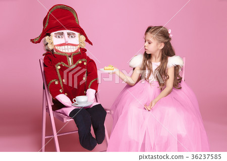 The beauty ballerina with nutcracker 36237585