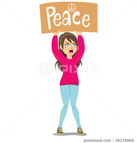 Woman Marching Protest Woman Marching Protest 36238069