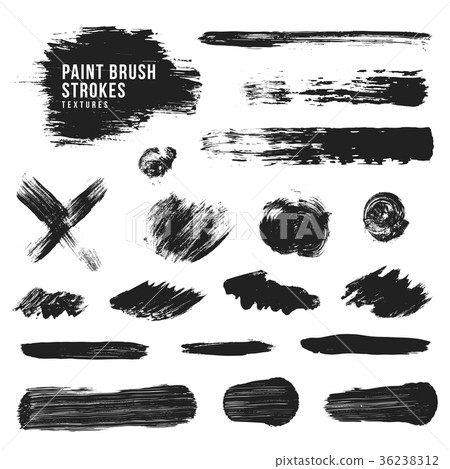 vector paint brush strokes texture. vector paint brush strokes texture. 36238312