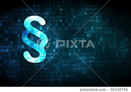 Law concept: Paragraph on digital background Law concept: Paragraph on digital background 36238756