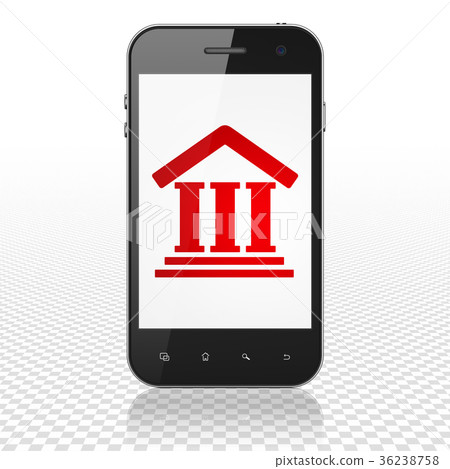 Law concept: Smartphone with Courthouse on display Law concept: Smartphone with Courthouse on display 36238758