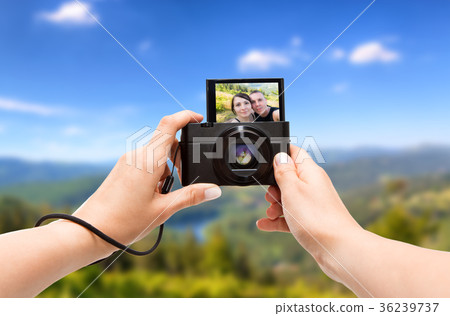 Hand digital camera. Hand digital camera. 36239737