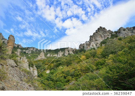 Mountain gorge in the valley of ghosts Mountain gorge in the valley of ghosts 36239847