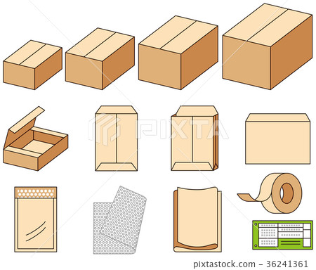 Packing materials such as cardboard boxes 36241361