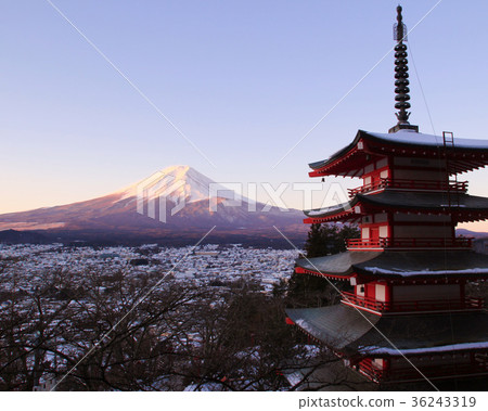 富士吉田市Tadami Tower和富士山 富士吉田市Tadami Tower和富士山 36243319