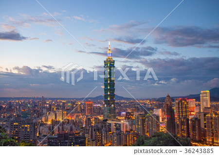 Taipei 101 Taipei 101 evening scene 36243885