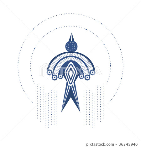 tribal pattern bird tribal pattern bird 36245940