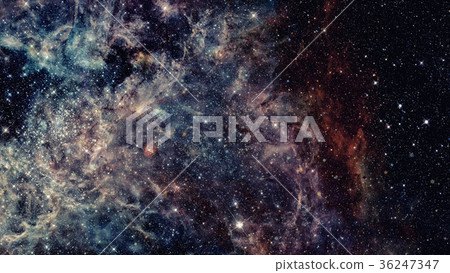 Beautiful nebula in cosmos far away. Elements of Beautiful nebula in cosmos far away. Elements of 36247347