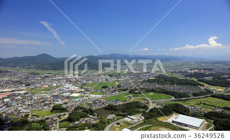 Aerial From above in Chikushino City, Fukuoka Prefecture Aerial From above in Chikushino City, Fukuoka Prefecture 36249526