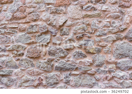 Ancient stone wall multicolor Ancient stone wall multicolor 36249702