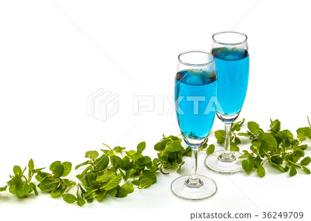 Blue Herbal Tea Butterfly Pea blue flower herbal tea 36249709