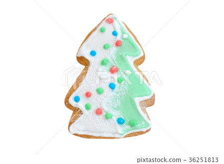 christmas gingerbread cookie tree with snow christmas gingerbread cookie tree with snow 36251813