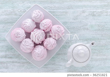 lovely pastel rose meringues, zephyrs 36251821