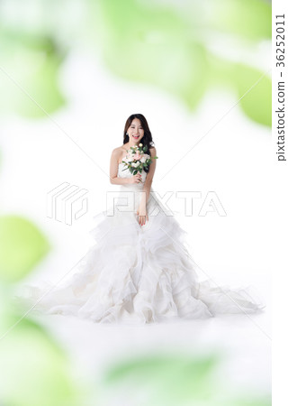 新娘,花束,連衣裙 新娘,花束,連衣裙 36252011